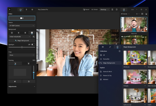 Personalised background magic