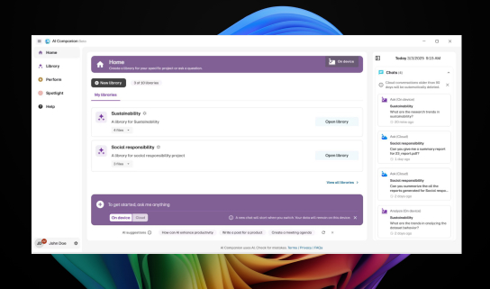 Power your productivity with AI